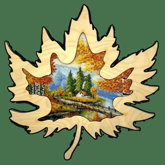 Abris Art Autumn Breath with Frame Counted Cross Stitch Kit